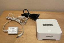 Sonos Connect Bridge White Excellent with Power Adapter and Cable