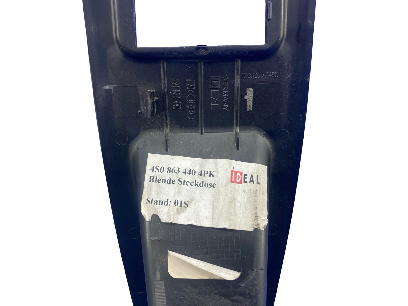 2017-2023 AUDI R8 12V CHARGING CHARGE PORT W/ TRIM BLACK 4S0863440 OEM