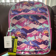Unicorn Print Girls Backpack 17in Multicolor ...