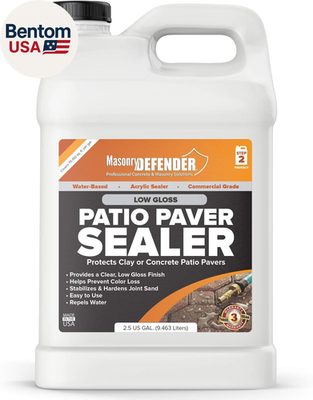 #ad Patio Paver Sealer Low Gloss Clear Water Based Masonry Sealer 2.5 Gallon $162.36