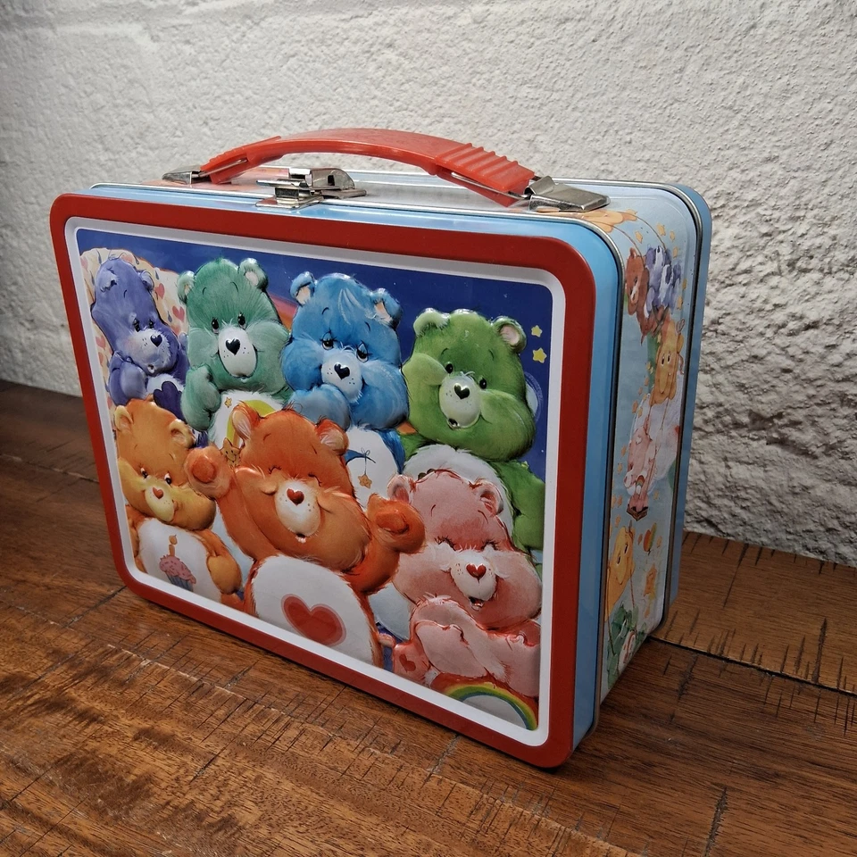 Caja de almuerzo de almacenamiento de lata resistente para el cuidado de los osos Acuario casi como nueva Foto 3 de 4