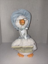 CUDDLE BARN Talking Mother Goose PLUSH 14" Speaks 7 Nursery Rhymes Animated WORK