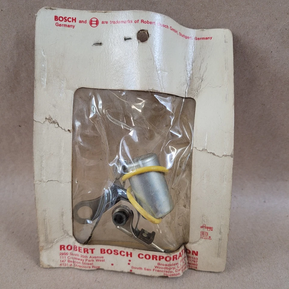 KIT DE ENCENDIDO CONDENSADOR PUNTOS 1962-63 MERCEDES-BENZ 190SL NUEVO ORIGINAL BOSCH IK18 Foto 3 de 4