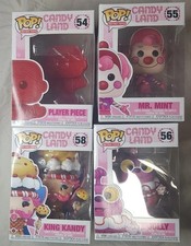 Lot 4 Funko Pop! Candy Land Box Player #54 Mr Mint #55 Jolly #56 King Kandy #58