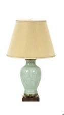 FREDERICK COOPER Celedon Floral Urn Lamp