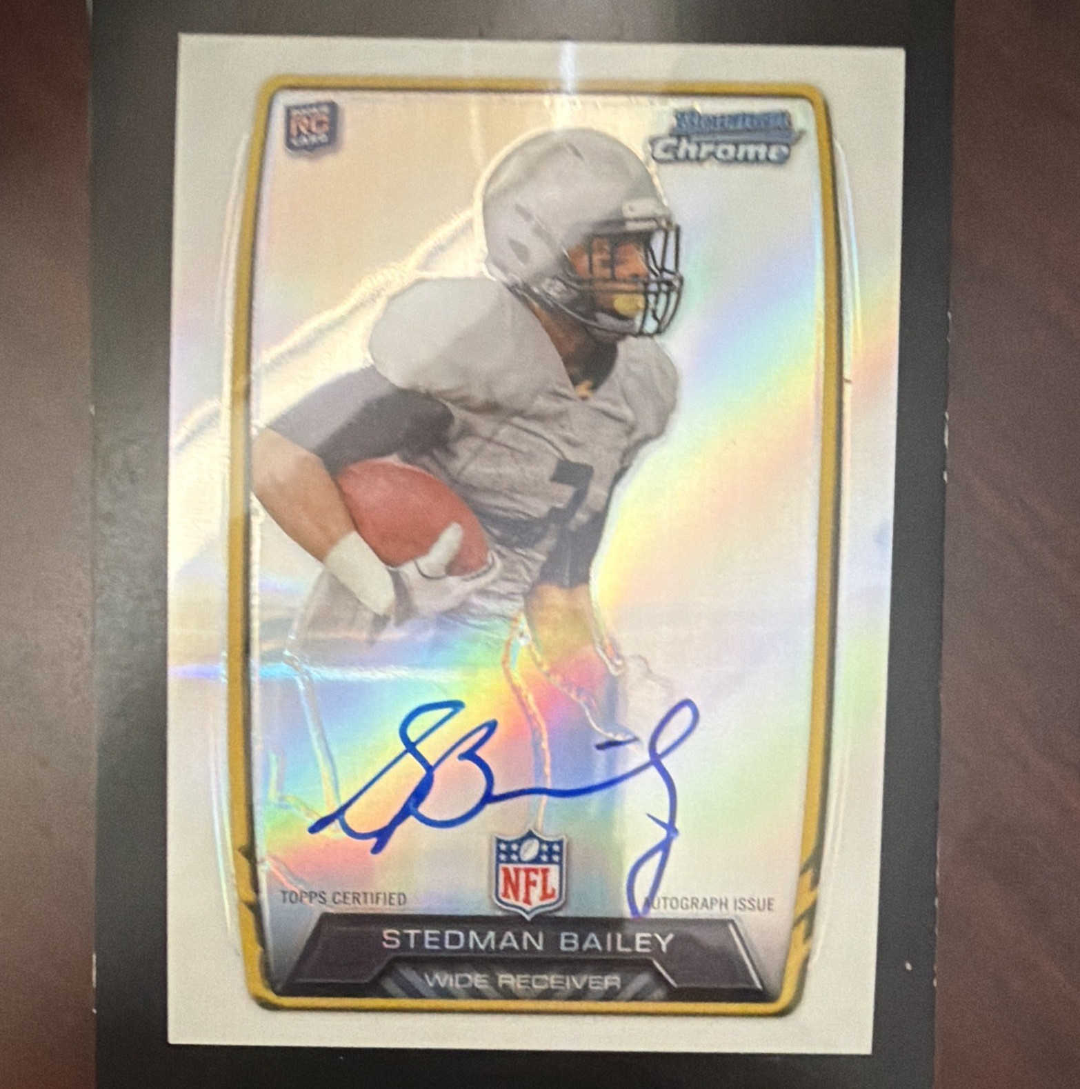 Stedman Bailey Bowman Chrome Rookie Autograph #SB Refractor