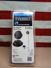 Lot Of 4 Everbilt Easy Touch 1-1/2 in. Poly Pipe Bath Waste Overflow Drain