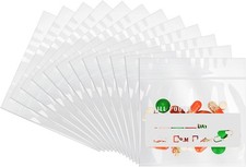 Pill Pouch Bags for Travel 120 Pack , 6 Mil BPA Free Small 3" x 2.75", Clear