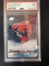 #492 Adam Boqvist 2019-20 Upper Deck Clear Cut