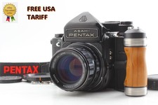  MINT w/ Grip Pentax 6x7 67 TTL Mirror Up Camera SMC T 105mm f2.4 From JAPAN