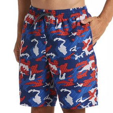 New Nike Men's Swim Americana Camo Lap Volley Shorts Size M Multicolor MSRP: 58