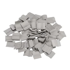 Miniature Bricks Clay Mini Wall Brick for Model Grey 60PCS Scale 1/16