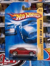 Hot Wheels 2007 New Models 1/36 Dodge Challenger Concept Red Toy Car 001/180