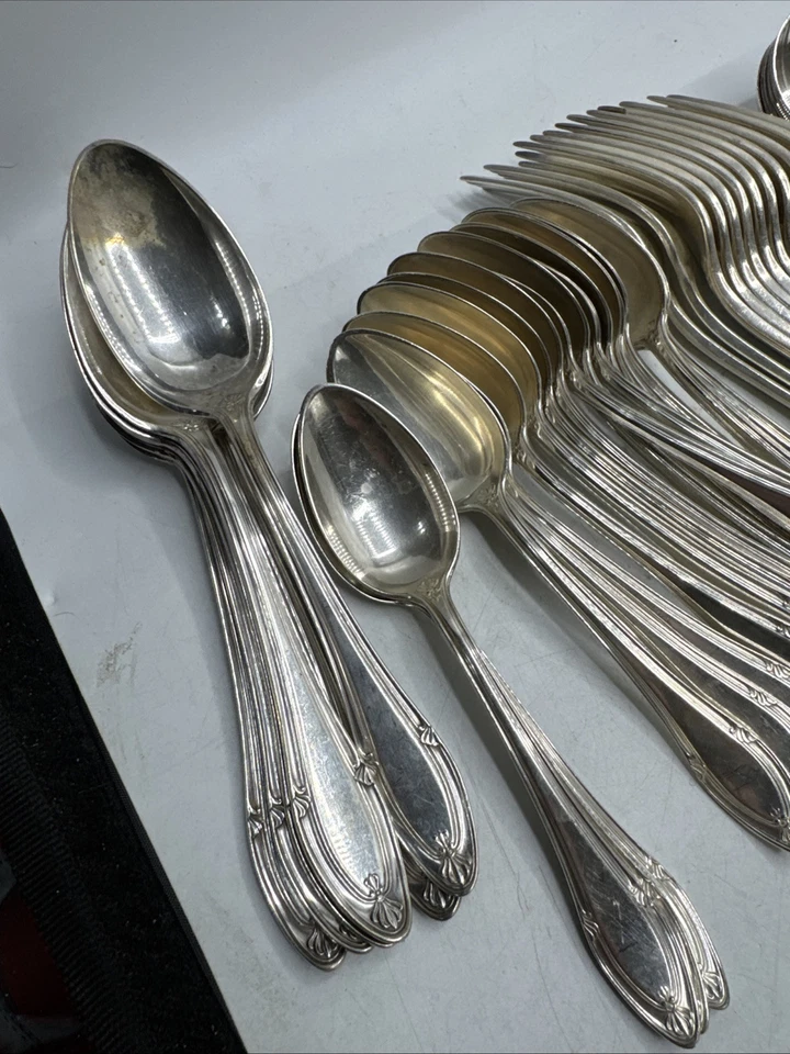 Gorham GM CO Providence 1919 cubiertos antiguos cubiertos lote de 50 piezas casi nuevo Foto 2 de 4