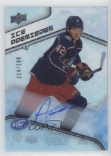 2019-20 Upper Deck Ice Premieres 214/299 Alexandre Texier #IPA-AT Auto a2i