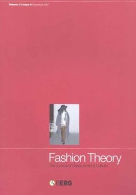 Fashion Theory Vol. 11 : The Journal of Dress, Body and Culture P