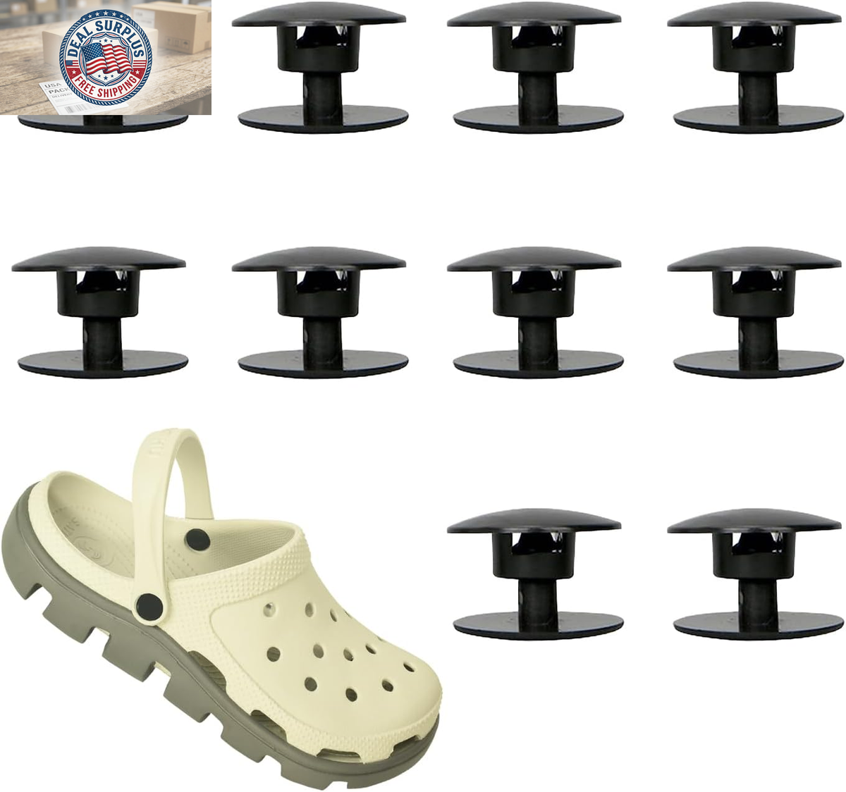 Replacement Rivets for Crocs Shoes Strap Repair for Crocs Rivet
