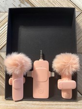 Wireless Lavalier Microphone New Open Box incl dust Bag, Charger, Instructions