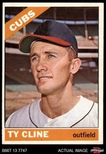 1966 Topps #306 Ty Cline Cubs 5 - EX