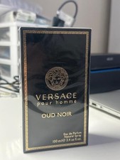 Versace Pour Homme Oud Noir Eau De Parfum 3.4oz Men Oriental Woody Floral Scent