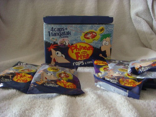 Brand New* *Phineas and Ferb.* *Caps Tangataks - Picture 4 of 13