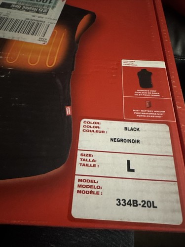 Milwaukee M12 Women's Vest, Large - Black (334B-20L) - Picture 2 of 2