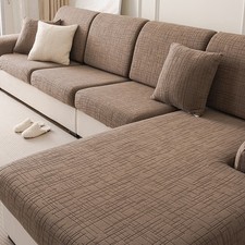 Copricuscino Divano Universale per Divano Componibile Forma L Chaise Longue Slipcover
