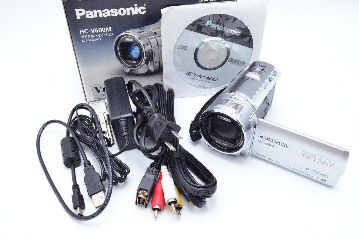 MINT Panasonic HC-V600M Full HD Camcorder 32GB Built-in Memory
