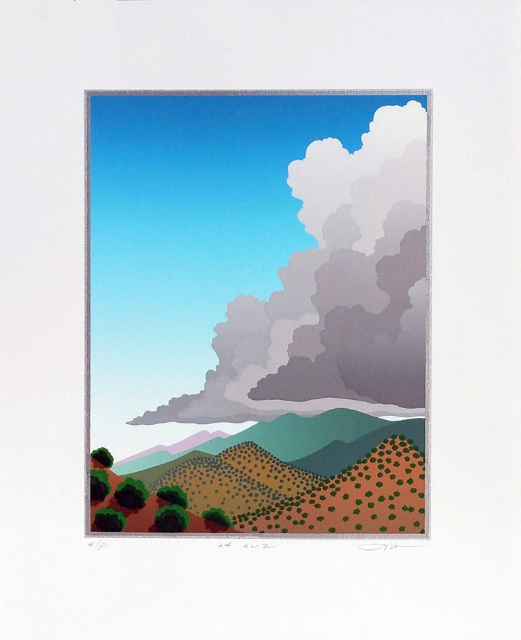 Doug West, "La Luz", Ltd ed serigraph, 9.5"h x 7"w image, 14"h x 11"w overall
