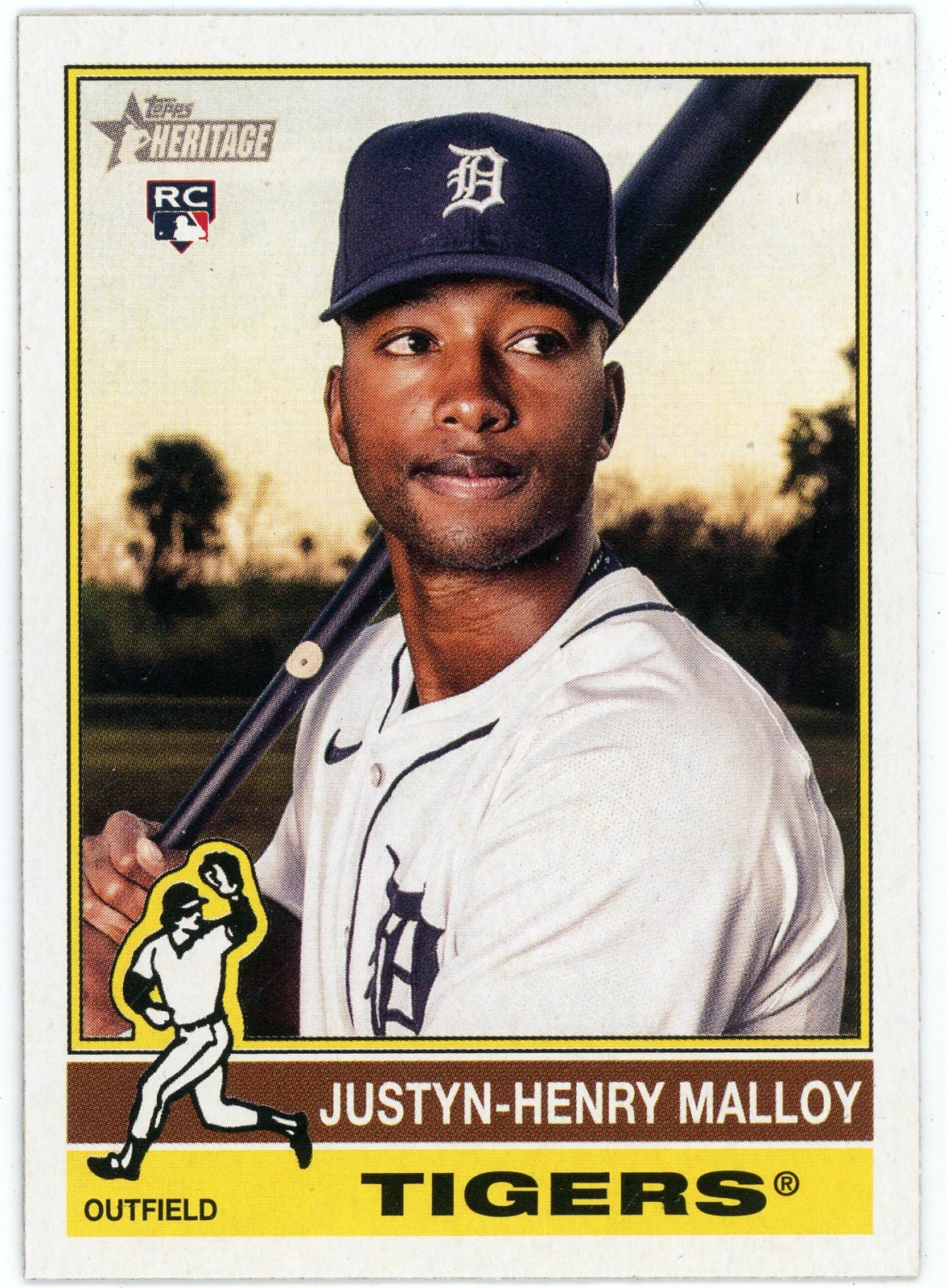 2025 Topps Heritage - Justyn-Henry Malloy #305 (RC) Tigers
