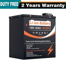 48V 40AH 12V 24V 100Ah LiFePO4 Lithium Battery for RV Marine Solar Home Energy