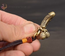 Brass Carved Penis Pendant Dick Carving Life Origin Decoration Culture Decor