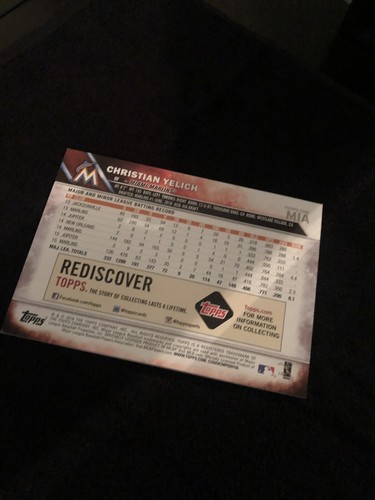 Christian Yelich - 5x7 Topps Card 2016 - Picture 2 of 2