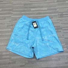 Under Armour UA Journey Terry Shorts Mens Size Medium M 6" 1377180 Blue 70