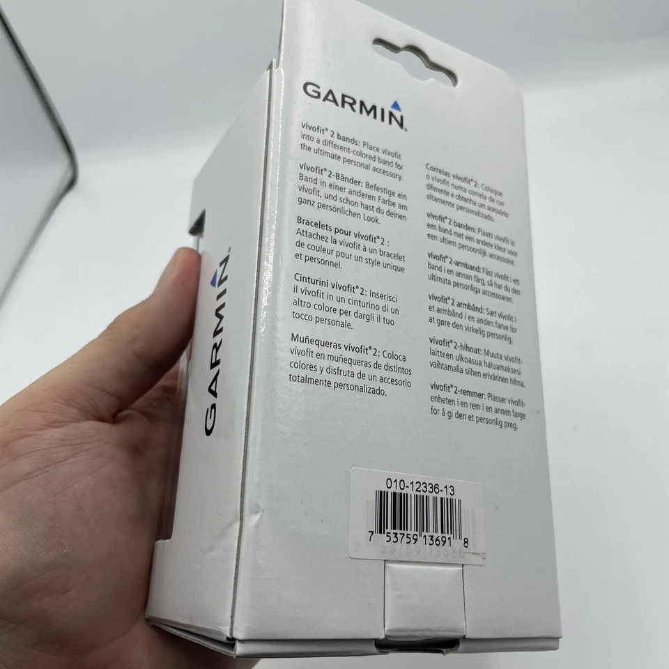 Garmin Vivofit 2 Banda de Repuesto Paquete de 3 Tamaño Pequeño Negro Como Nuevo Azul Cielo Nuevo en Caja Foto 4 de 4