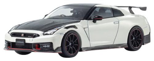 日産純正 1/43 GT-Rニスモ Kyosho Original 1/43 Nissan GT-R Nismo 2024 White Completed