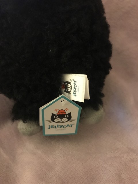 Jellycat Small Rolbie Black Sheep Plush Fluffy Stuffed Lovey Toy for sale online | eBay