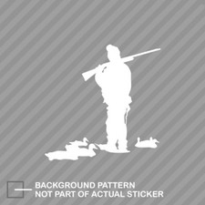 Duck Hunting Scene Sticker Die Cut Decal Vinyl Hunter