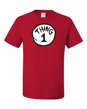 Thing 1,2,3,4,5 Red T-Shirt 6 Months To 5XL The Best