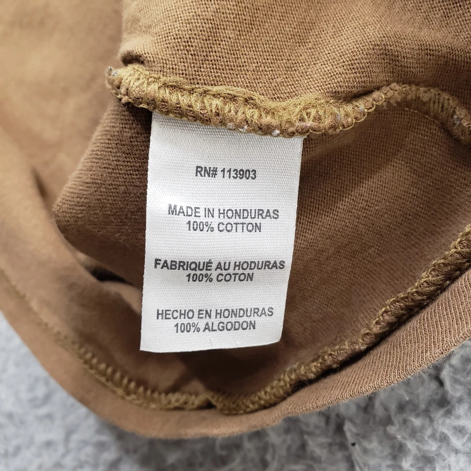 Jimmy Buffet Margaritaville Shirt Mens Large Brown Short Sleeve Beach Music - Image 3 of 4