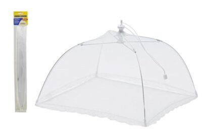 BBQ Collapsible Food Cover Umbrella Mesh Pop Up Net Fly Wasp Kitchen Food Lid 
