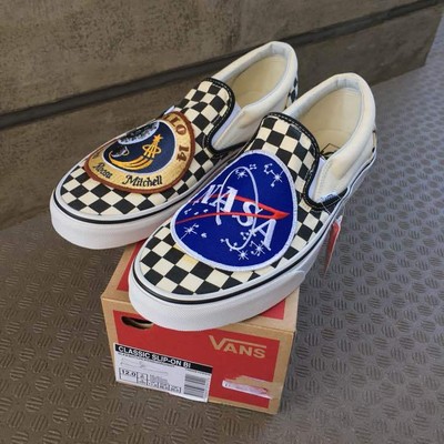 vans slip on nasa