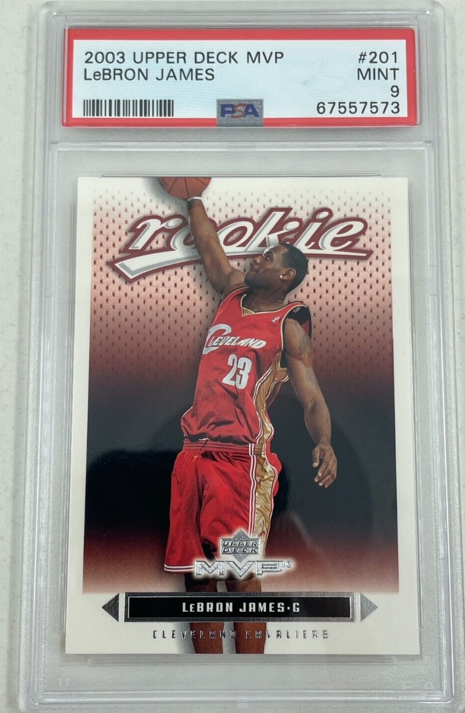 LeBron James 2003 Upper Deck MVP #201 Base Price Guide - Sports