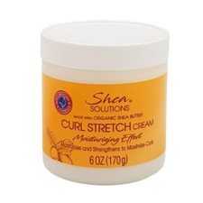 Shea Solutions Curl Stretch Cream Strengthens and Moisturizes 6oz