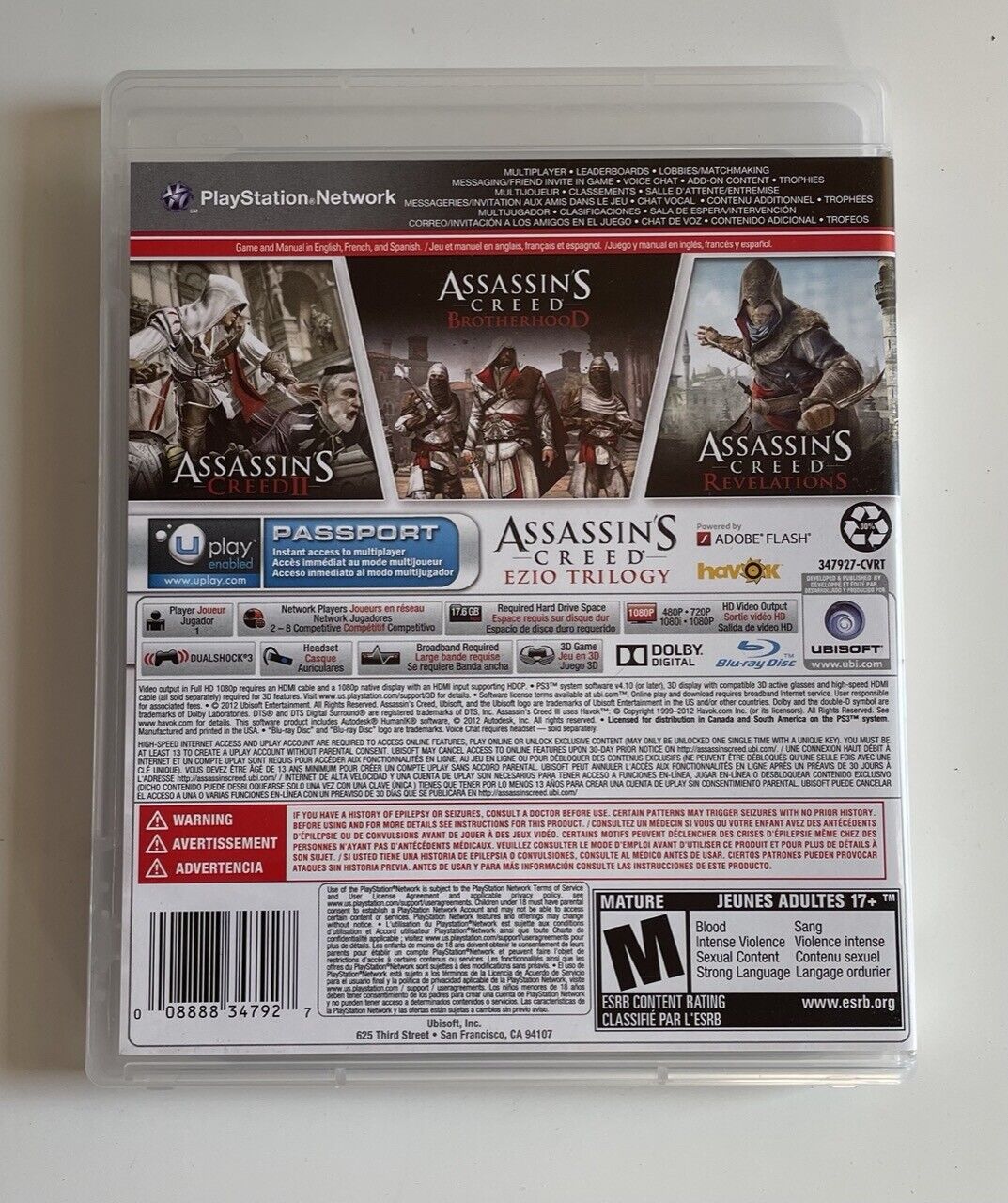 Jogo Assassin's Creed: Ezio Trilogy - PS3 - MeuGameUsado