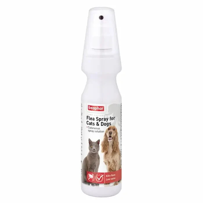 Beaphar Dog & Cat  Flea Pump Spray 150ml Kills Fleas on pets  over 6 months