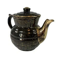 Vintage Enterprise Aluminum Co Drip-O-Lator Black Coffee Maker Pot With Lid