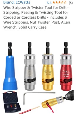 New Wire Twisting Tool Twister Connector Electrician Stripper Stripping Plier
