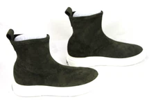 TONI PONS EU 37 US 6 Alex Caqui Olive Suede Ankle High Top Pull On Platform Boot