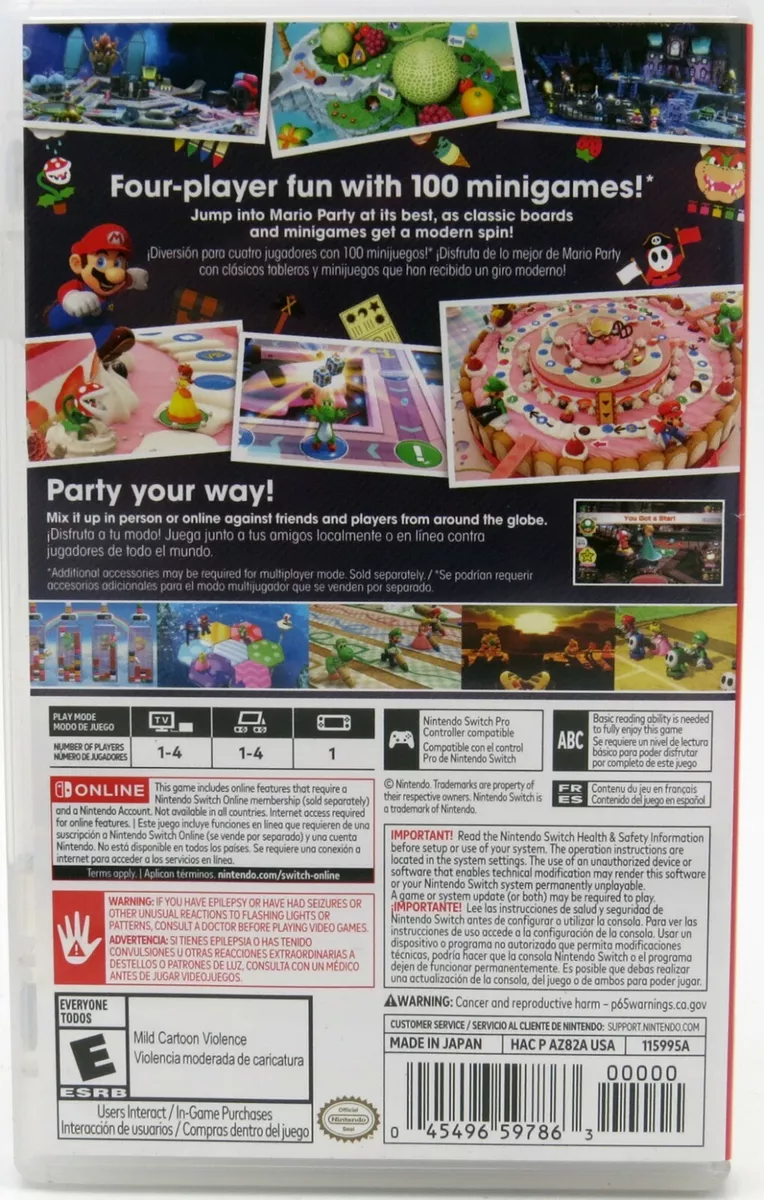 Super Mario Party - Nintendo Switch In Original Package 45496594305